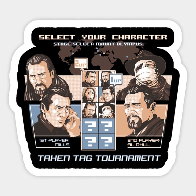 Taken Tag Tournament Sticker by Ninjaink
